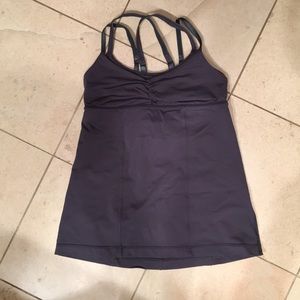 Lululemon Dark Grey Tank w/ built in bra